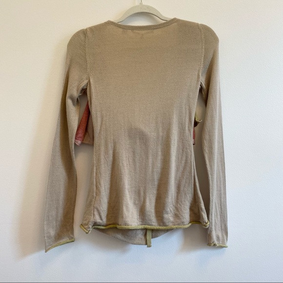 Anthro Knitted & Knotted Hues Unfolding Cardigan - Picture 4 of 10